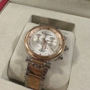 Salvatore Ferragamo two tone watch
